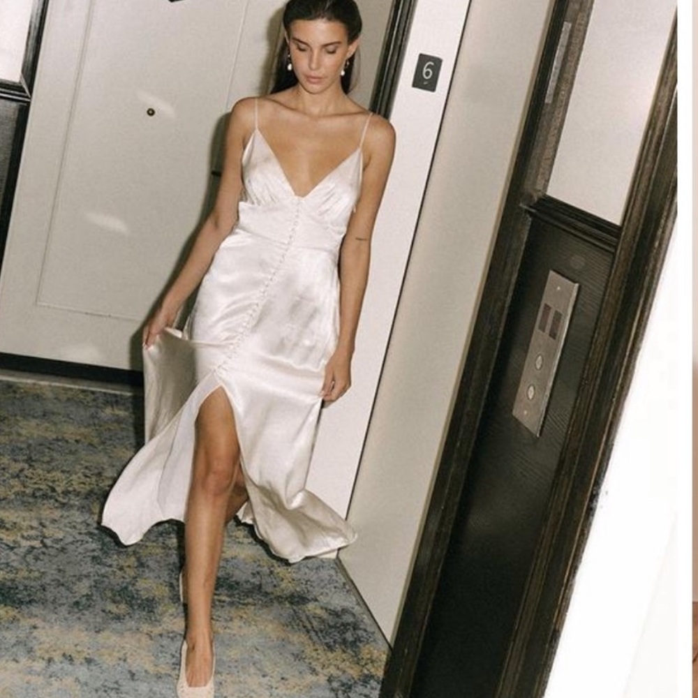 Shona Joy La Lune Cocktail midi dress